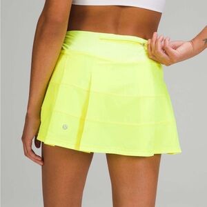 Lululemon Athletica Neon Yellow Mini Skirt